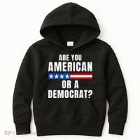 Are You American Or Democrat? Kids Hoodie thumb 0