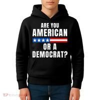 Are You American Or Democrat? Kids Hoodie thumb 4