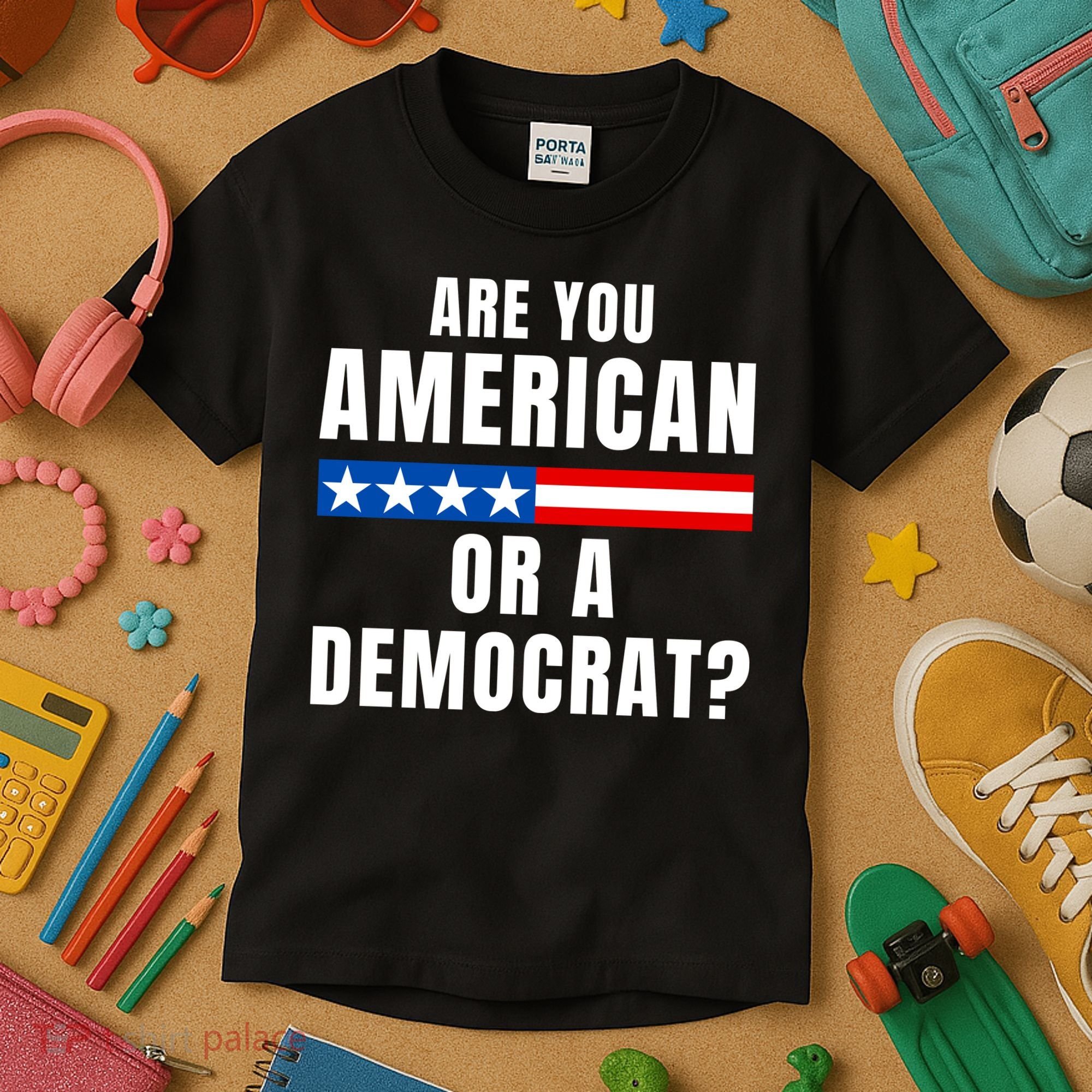 Are You American Or Democrat? Kids T-Shirt