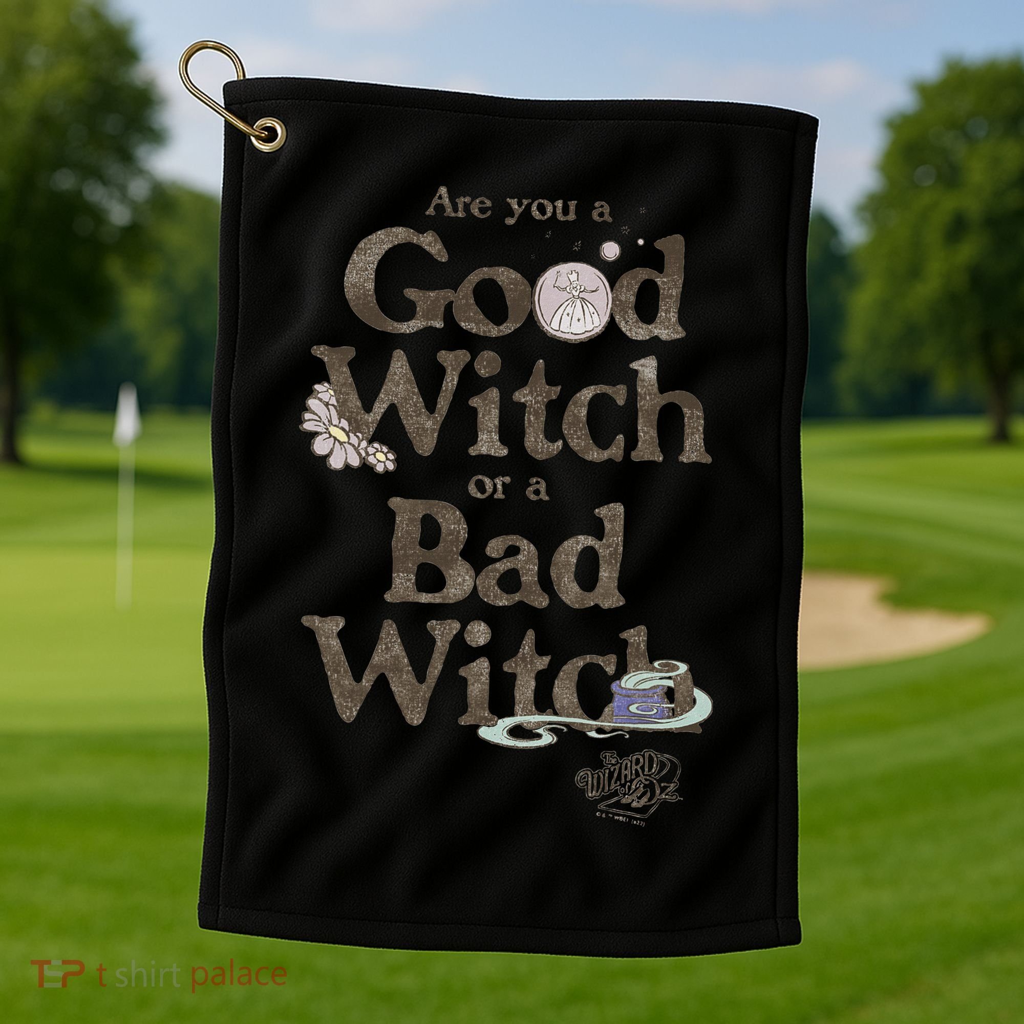 Are You A Good Witch Or Bad Witch Golf Towel