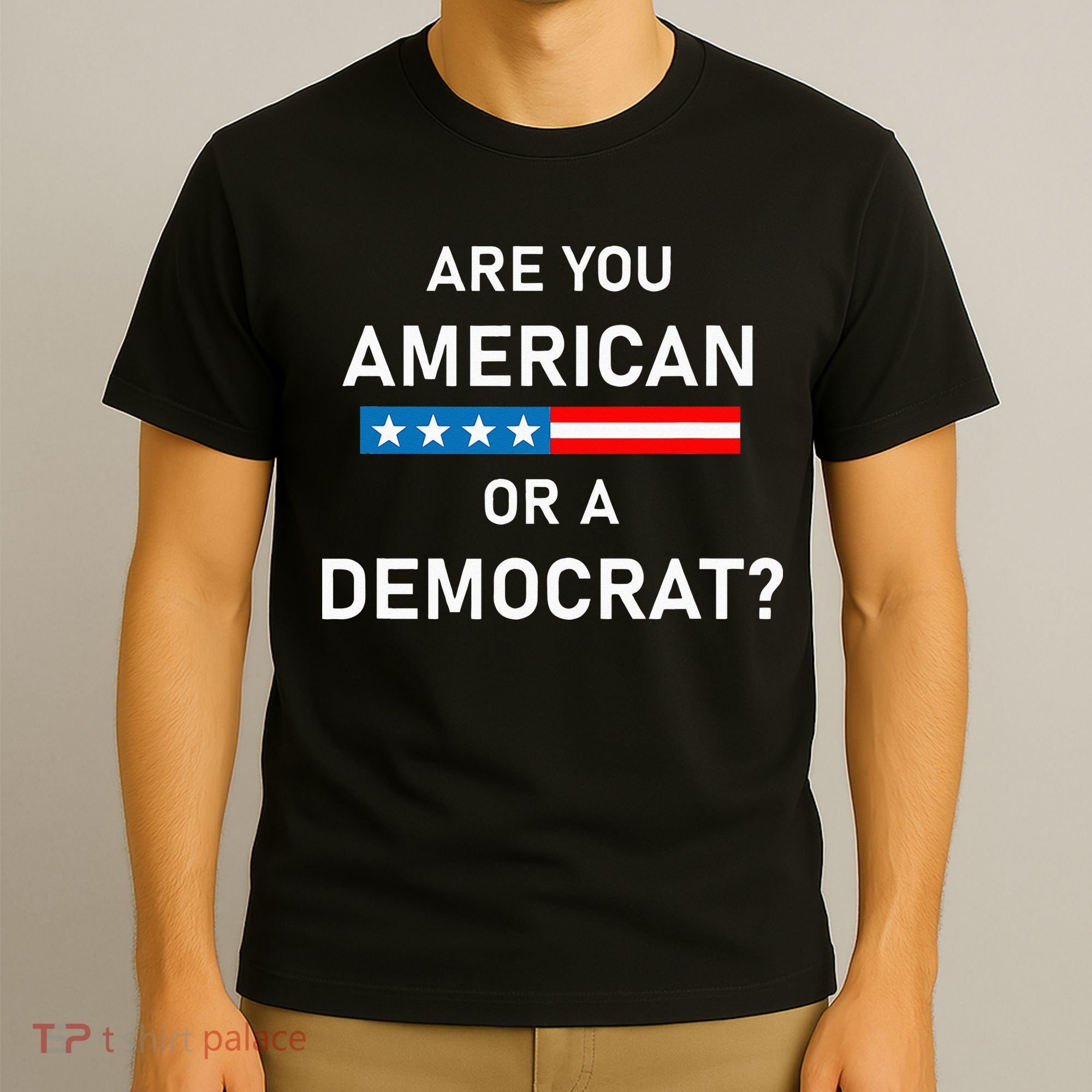 Are You American or Democrat T-Shirt