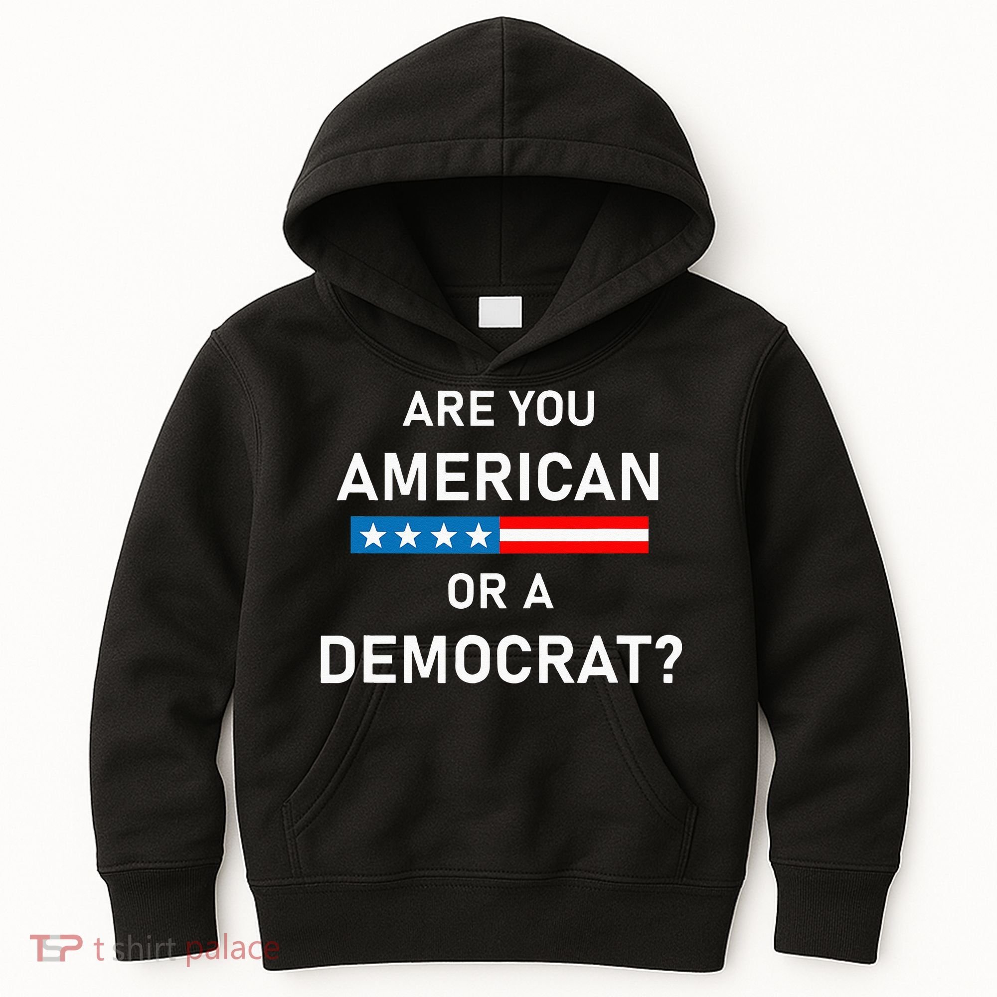 Are You American or Democrat Kids Hoodie