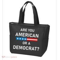 Are You American or Democrat Tote Bag thumb 3