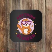 Anything You Can Do I Can Do Slower Sloth Coaster thumb 0