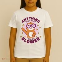 Anything You Can Do I Can Do Slower Sloth T-Shirt thumb 4