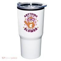 Anything You Can Do I Can Do Slower Sloth Tumbler thumb 0