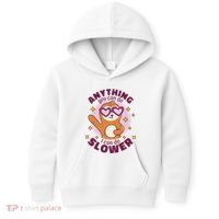 Anything You Can Do I Can Do Slower Sloth Kids Hoodie thumb 0