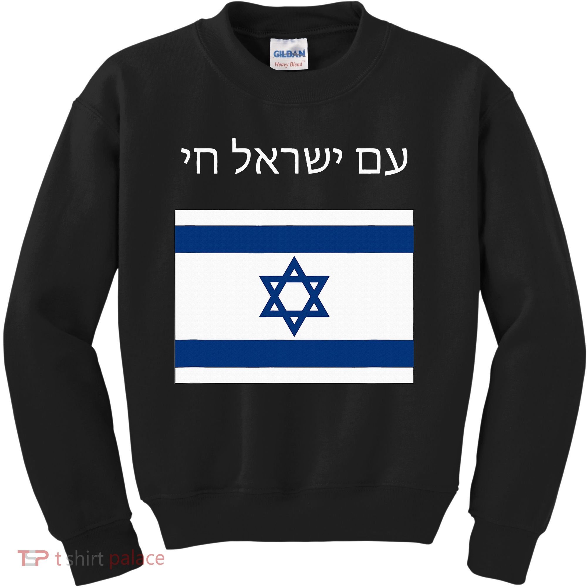 Am Yisrael Chai Hebrew for Israel Lives Kids Sweatshirt