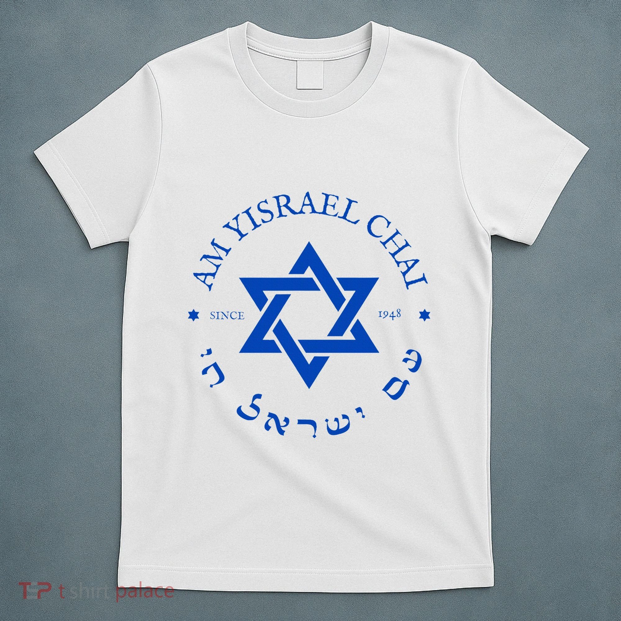 Am Yisrael Chai 1948 Hebrew Israel Jewish Star Of David I T-Shirt