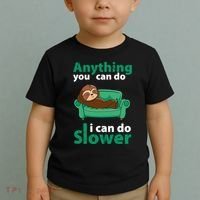 Anything You Can Do I Can Do Slower Toddler T-Shirt thumb 2