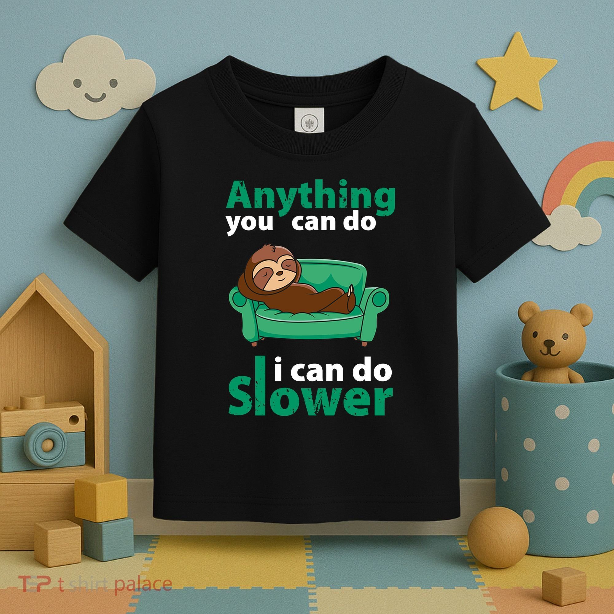 Anything You Can Do I Can Do Slower Toddler T-Shirt