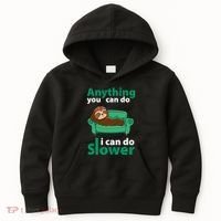 Anything You Can Do I Can Do Slower Kids Hoodie thumb 0