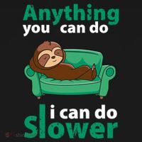 Anything You Can Do I Can Do Slower Kids Long Sleeve Shirt thumb 2