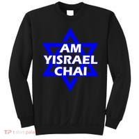 Am Yisrael Chai Israel Star Of David Sweatshirt thumb 0