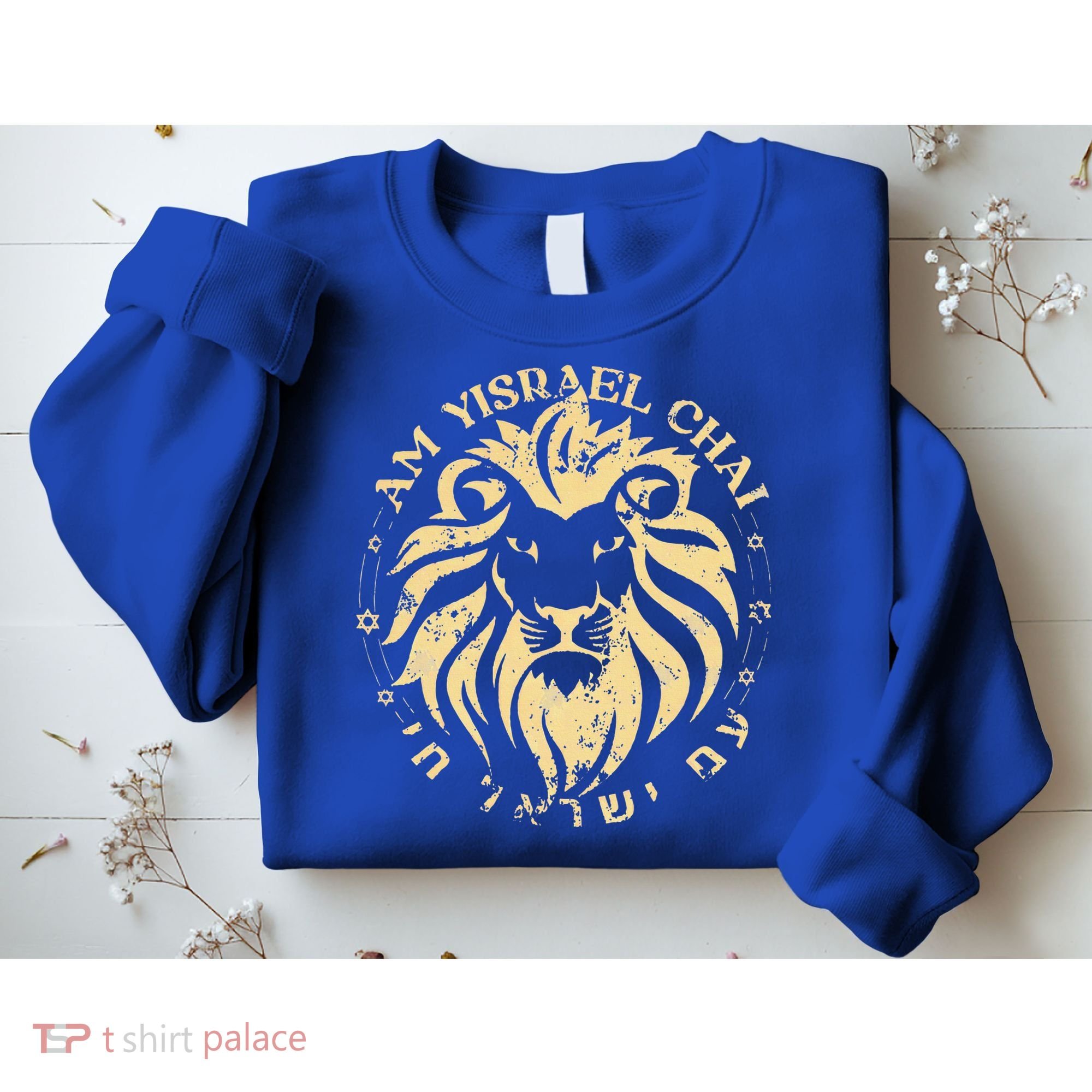 Am Yisrael Chai Lion of Zion Sweatshirt