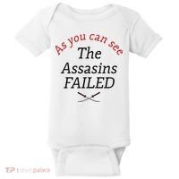 As You Can See The Assassins Failed Baby Bodysuit thumb 0