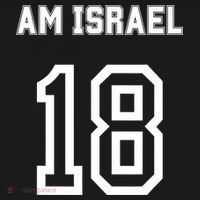 Am Yisrael Chai Israel 18 Jewish Magen David Hebrew Idf T-Shirt thumb 7
