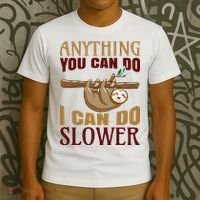 Anything You Can Do I Can Do Slower T-Shirt thumb 3