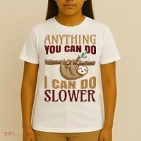 Anything You Can Do I Can Do Slower T-Shirt thumb 4