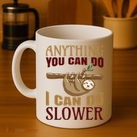 Anything You Can Do I Can Do Slower Coffee Mug thumb 4