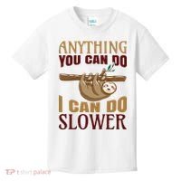 Anything You Can Do I Can Do Slower Kids T-Shirt thumb 0