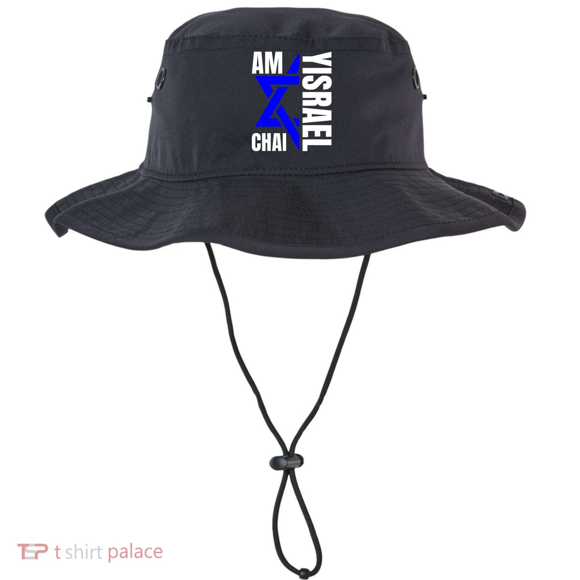 Am Yisrael Chai Israel Star Of David Bucket Hat