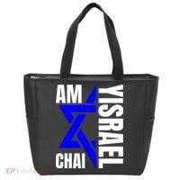 Am Yisrael Chai Israel Star Of David Tote Bag thumb 0