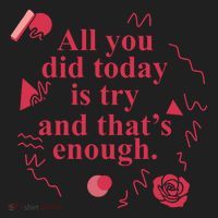 All You Did Today Is Try And That Enough Women's Sweatshirt thumb 2
