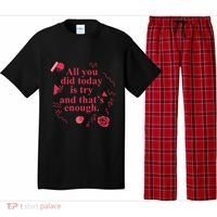 All You Did Today Is Try And That Enough Pajama Set thumb 0