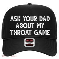 Ask Your Dad About My Throat Game Hat thumb 0