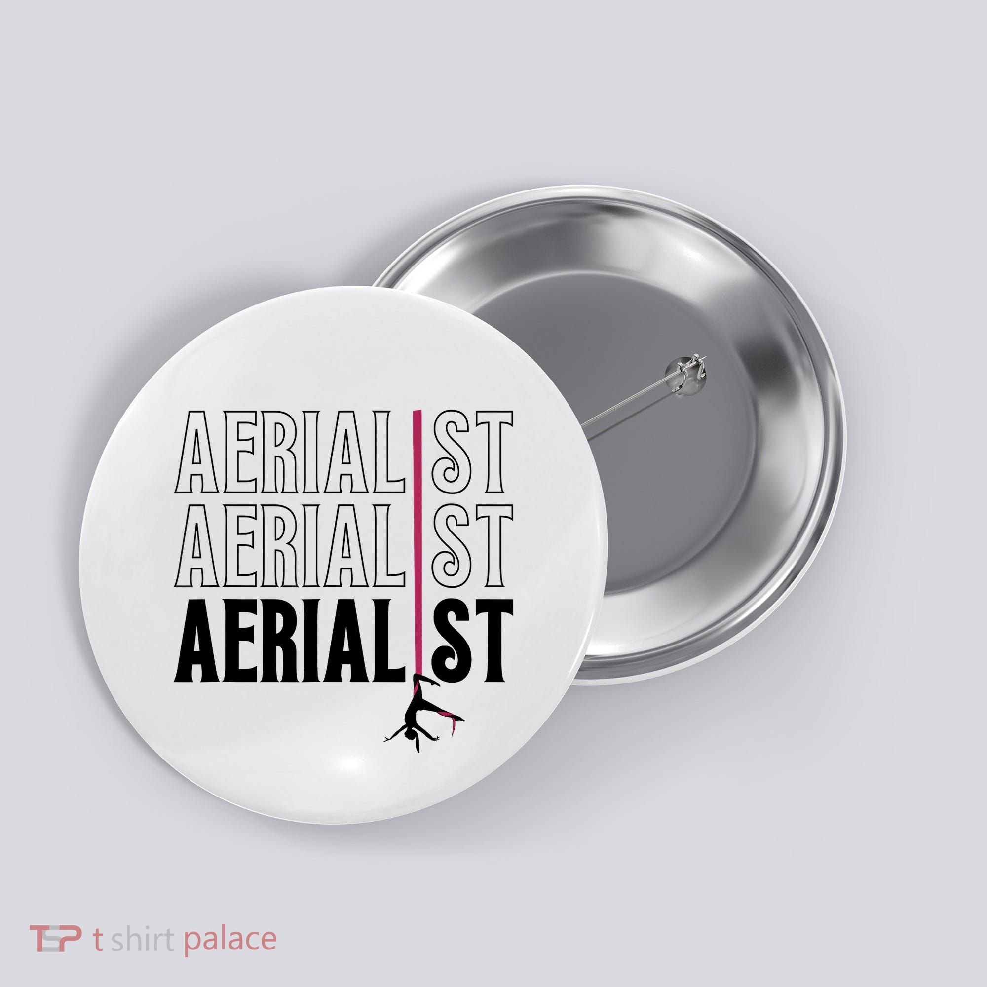 AERIALIST Yogi Dancer Aerial Hoop Lover Button