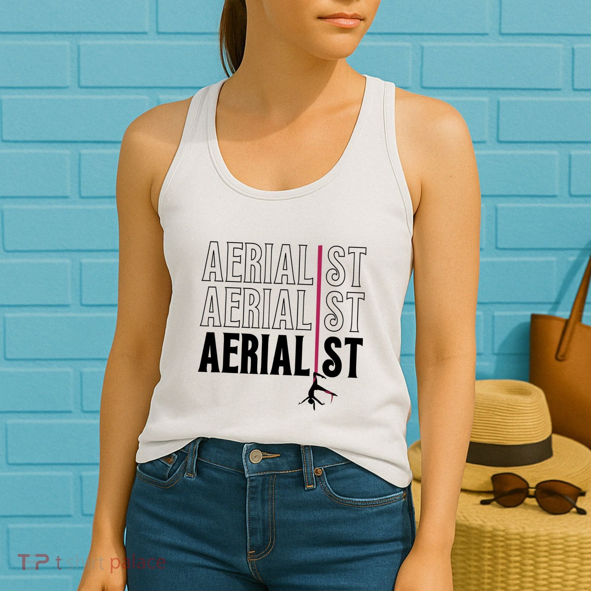 AERIALIST Yogi Dancer Aerial Hoop Lover Women's Tank Top