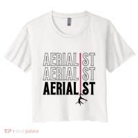 AERIALIST Yogi Dancer Aerial Hoop Lover Women's Crop Top Tee thumb 0