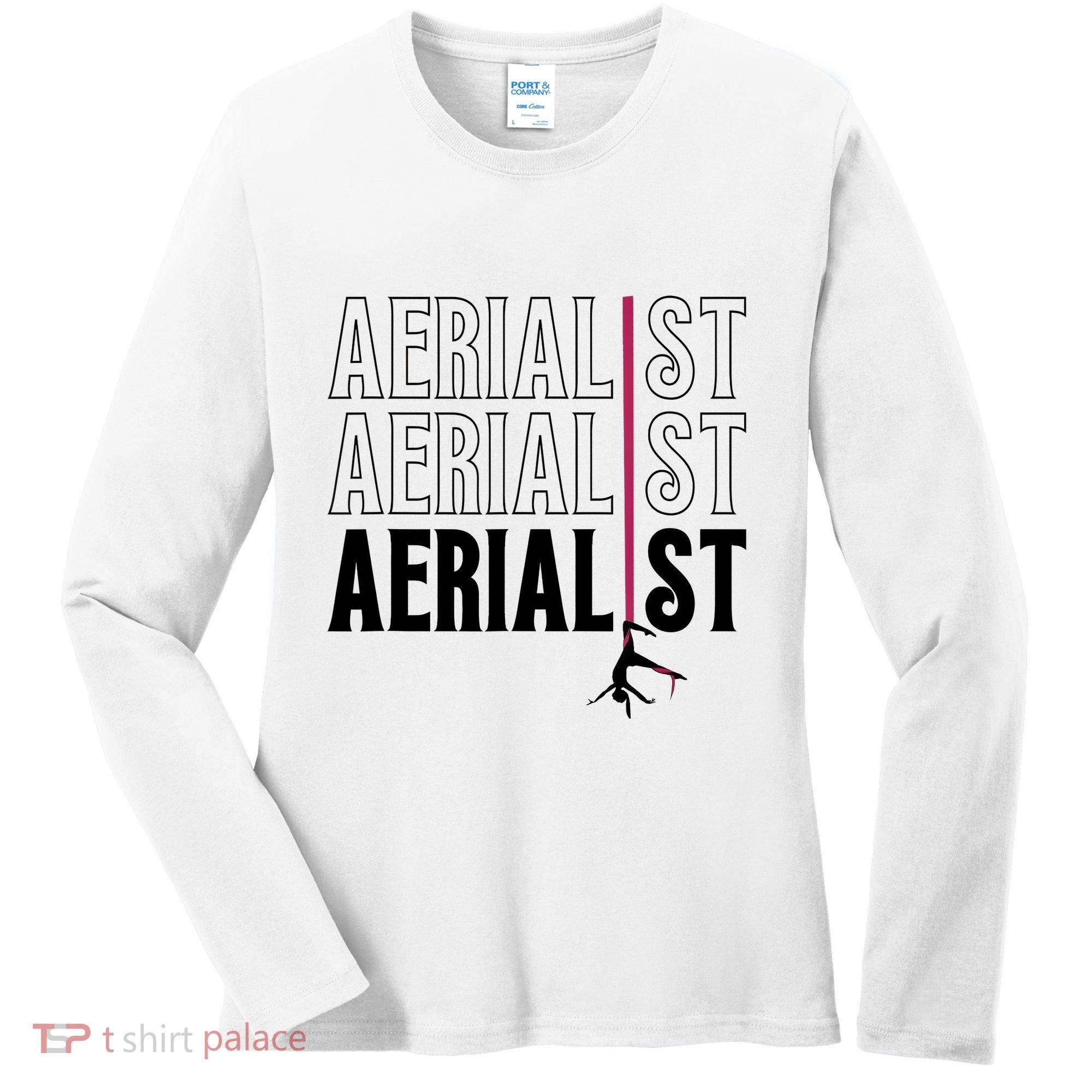 AERIALIST Yogi Dancer Aerial Hoop Lover Women's Long Sleeve Shirt