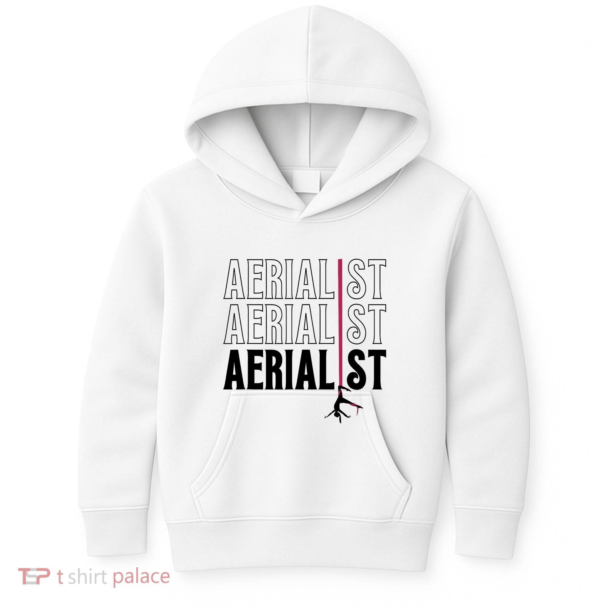 AERIALIST Yogi Dancer Aerial Hoop Lover Kids Hoodie