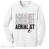 AERIALIST Yogi Dancer Aerial Hoop Lover Kids Long Sleeve Shirt thumb 0