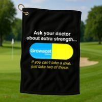 Ask Your Doctor About Extra Strength Growacet Golf Towel thumb 1