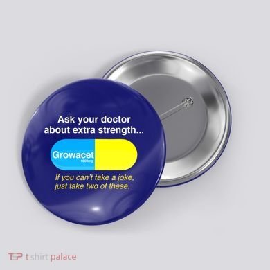 Ask Your Doctor About Extra Strength Growacet Button