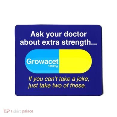 Ask Your Doctor About Extra Strength Growacet Mousepad