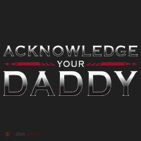 Acknowledge Your Daddy Funny Sports Hat thumb 2