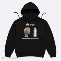 Ah Yes Enslaved Moisture Funny Dank Meme Hoodie thumb 0