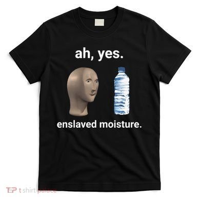 Ah Yes Enslaved Moisture Funny Dank Meme T-Shirt
