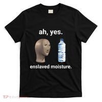 Ah Yes Enslaved Moisture Funny Dank Meme T-Shirt thumb 0