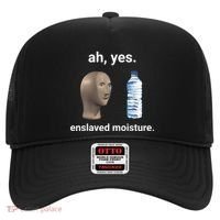 Ah Yes Enslaved Moisture Funny Dank Meme Hat thumb 0
