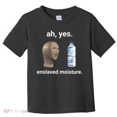 Ah Yes Enslaved Moisture Funny Dank Meme Toddler T-Shirt