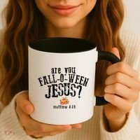 Are You Fall-O-Ween Jesus Coffee Mug thumb 3