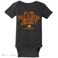 Are You Fall-O-Ween Jesus Baby Bodysuit thumb 0