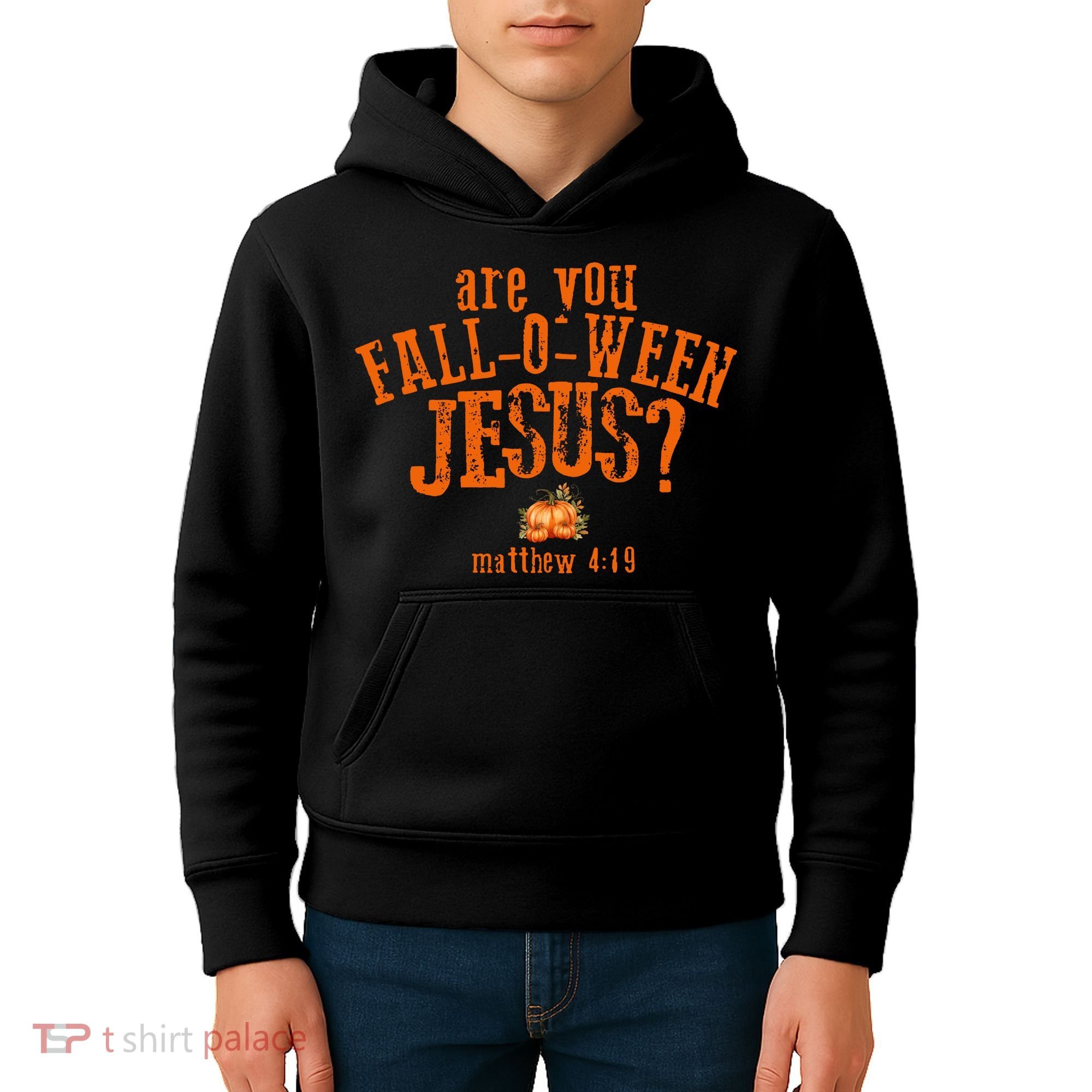 Are You Fall-O-Ween Jesus Kids Hoodie
