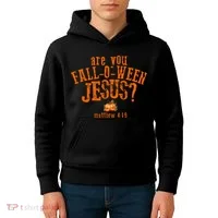 Are You Fall-O-Ween Jesus Kids Hoodie thumb 4
