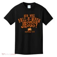 Are You Fall-O-Ween Jesus Kids T-Shirt thumb 0